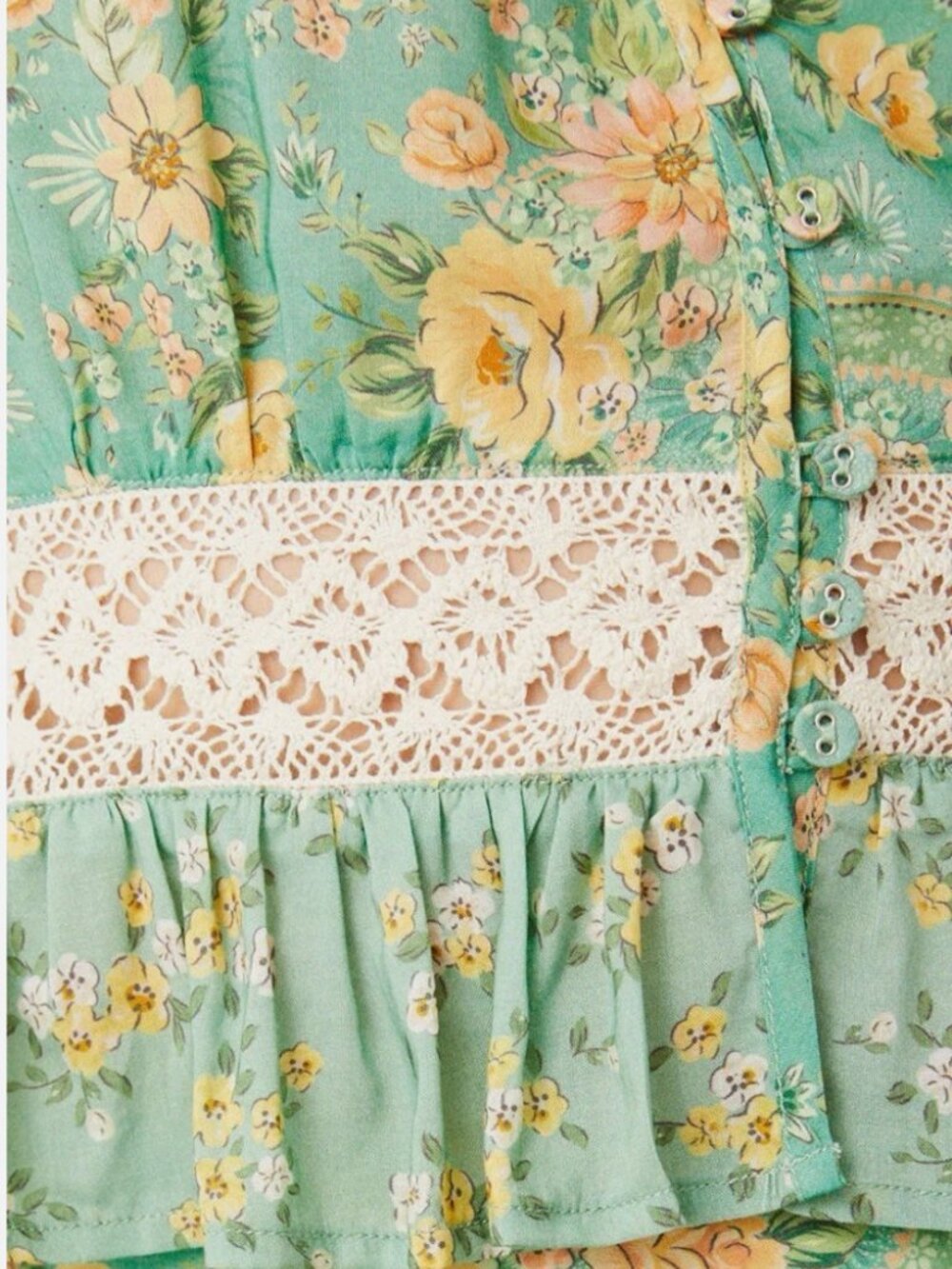 Spell & The Gypsy Melody Crop & Frill Shorts Set - Small - NWT - Picture 5 of 16